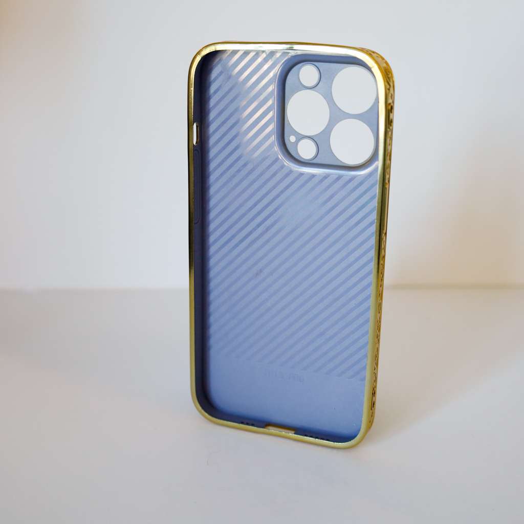 iPhone Glitter Case Leather Gold Letters 11 12 13 14 15 16 17 18 Pro Max
