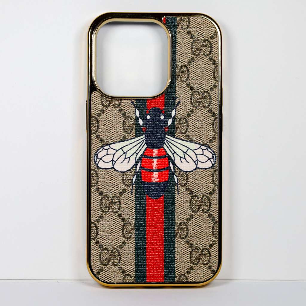 Gucci Case iPhone 1118 Pro Max Plus Electroplate Frame