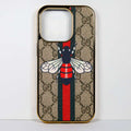 Gucci Case iPhone 1118 Pro Max Plus Electroplate Frame