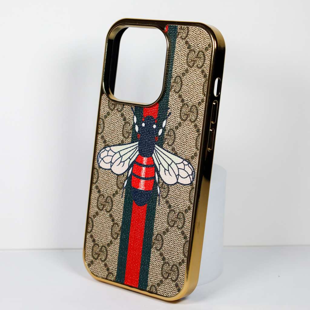 Gucci Case iPhone 1118 Pro Max Plus Electroplate Frame
