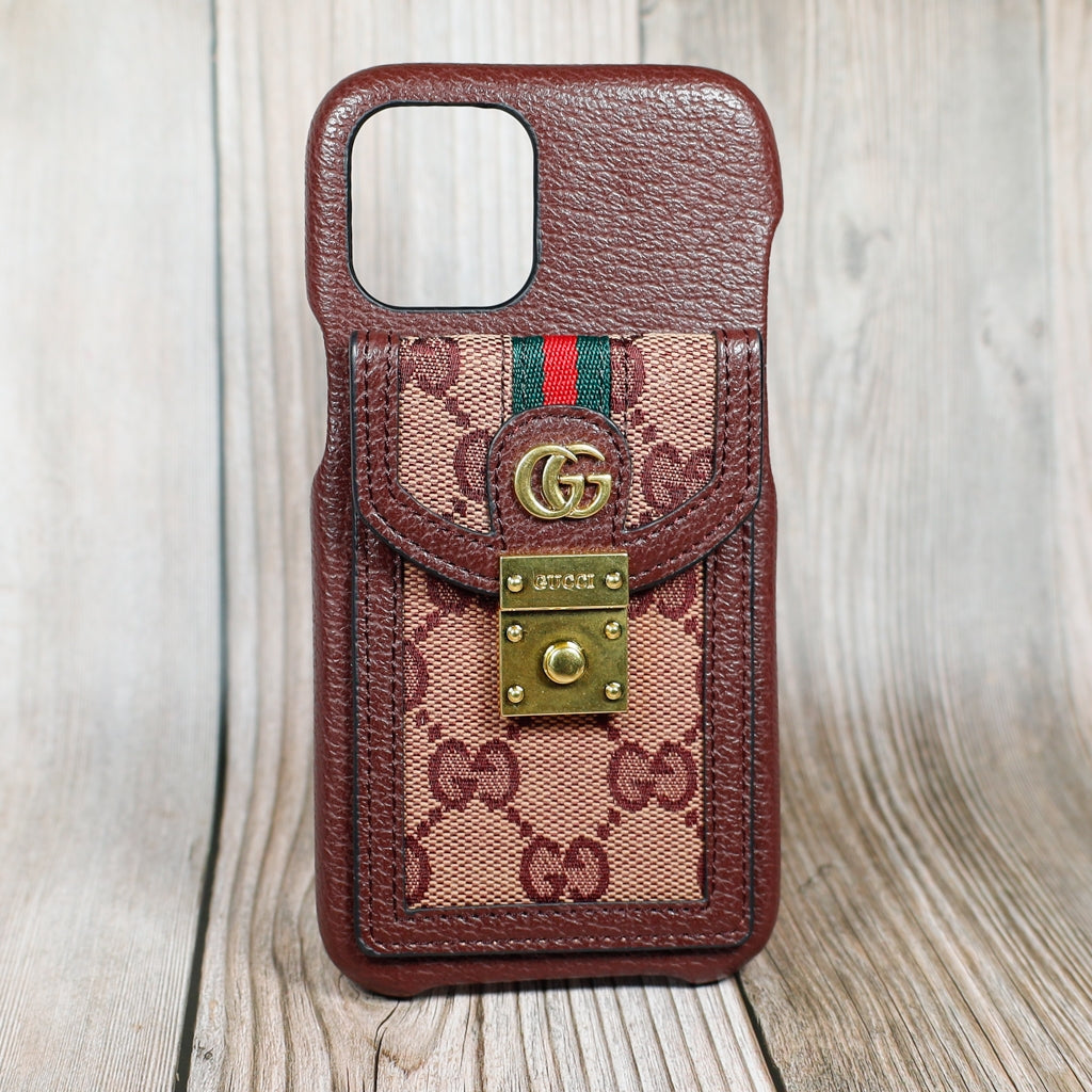 Gucci Design iPhone Case Crossbody Style 1118 Pro Max Plus