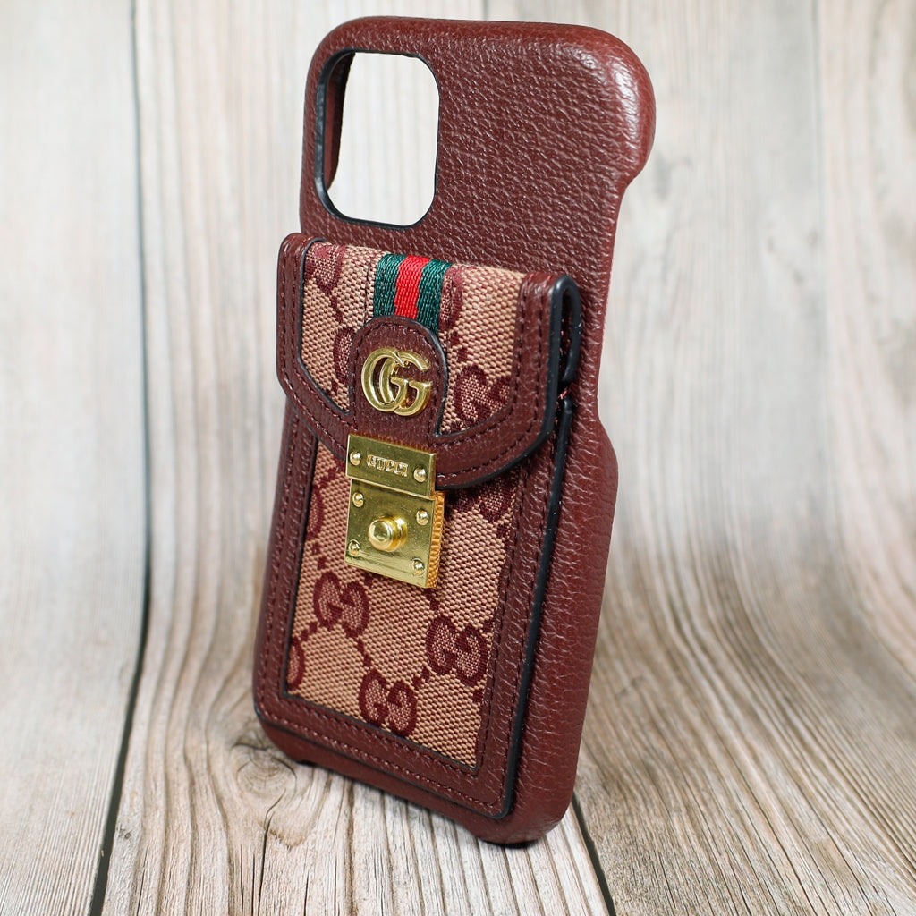 Gucci Design iPhone Case Crossbody Style 1118 Pro Max Plus