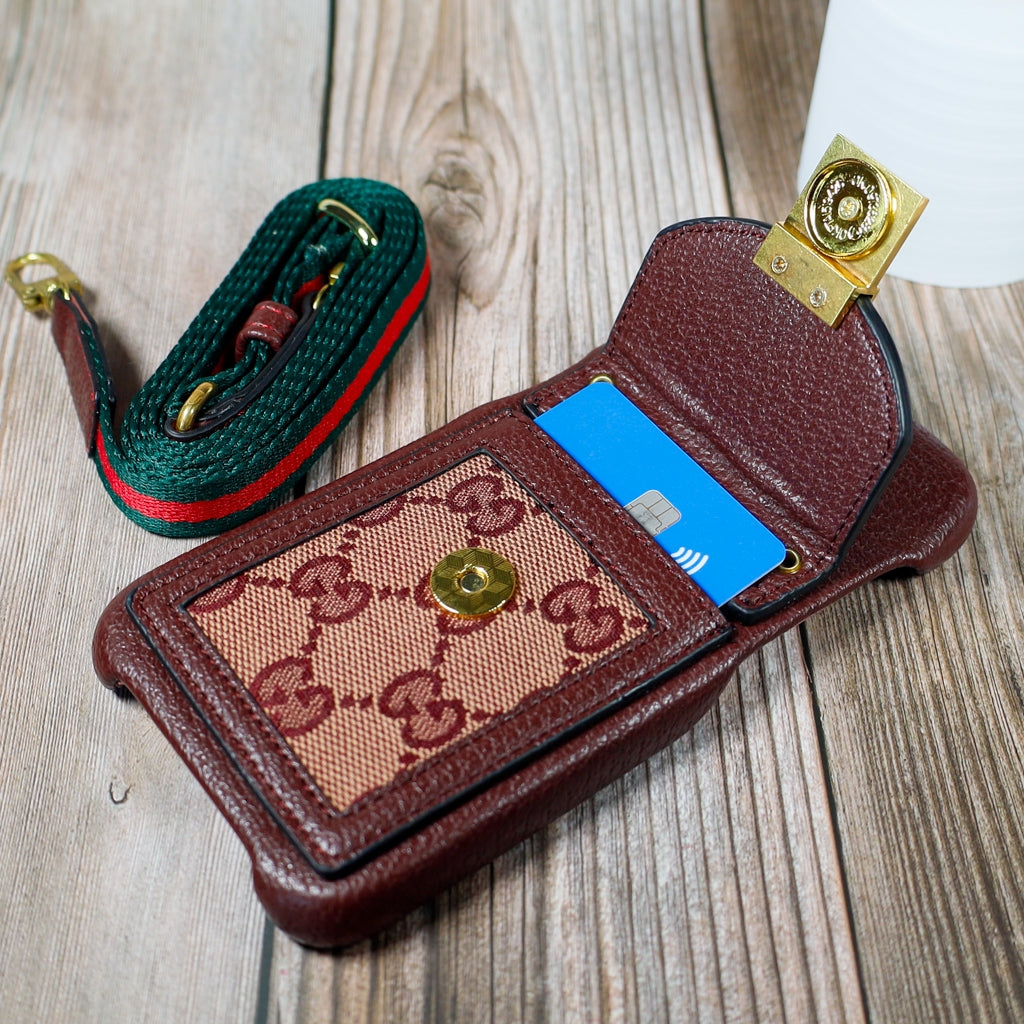 Gucci Design iPhone Case Crossbody Style 1118 Pro Max Plus