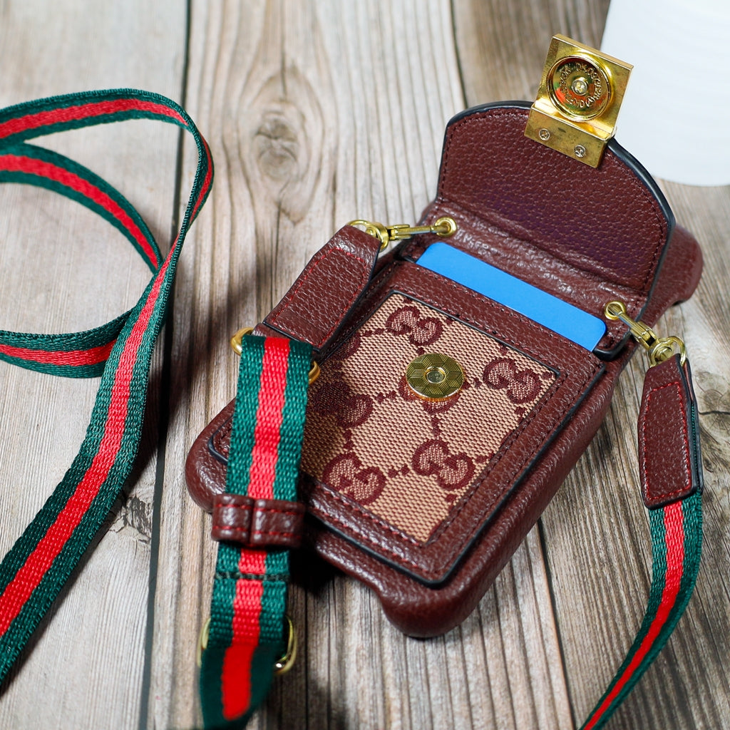 Gucci Design iPhone Case Crossbody Style 1118 Pro Max Plus