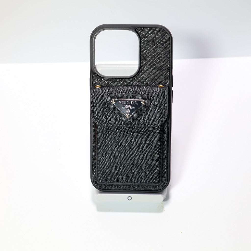Prada Card Holder Phone Case for iphone 1218 pro Max Plus
