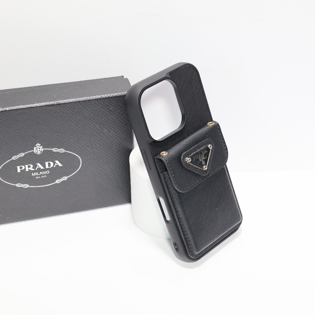 Prada Card Holder Phone Case for iphone 1218 pro Max Plus