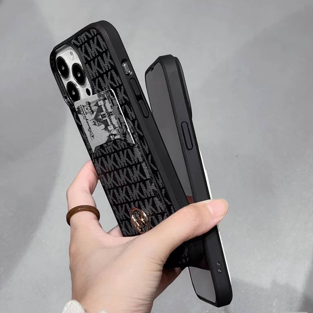 MK iPhone Case Card Slot for iPhone 13 14 15 16 17 18 ProMax Plus Series