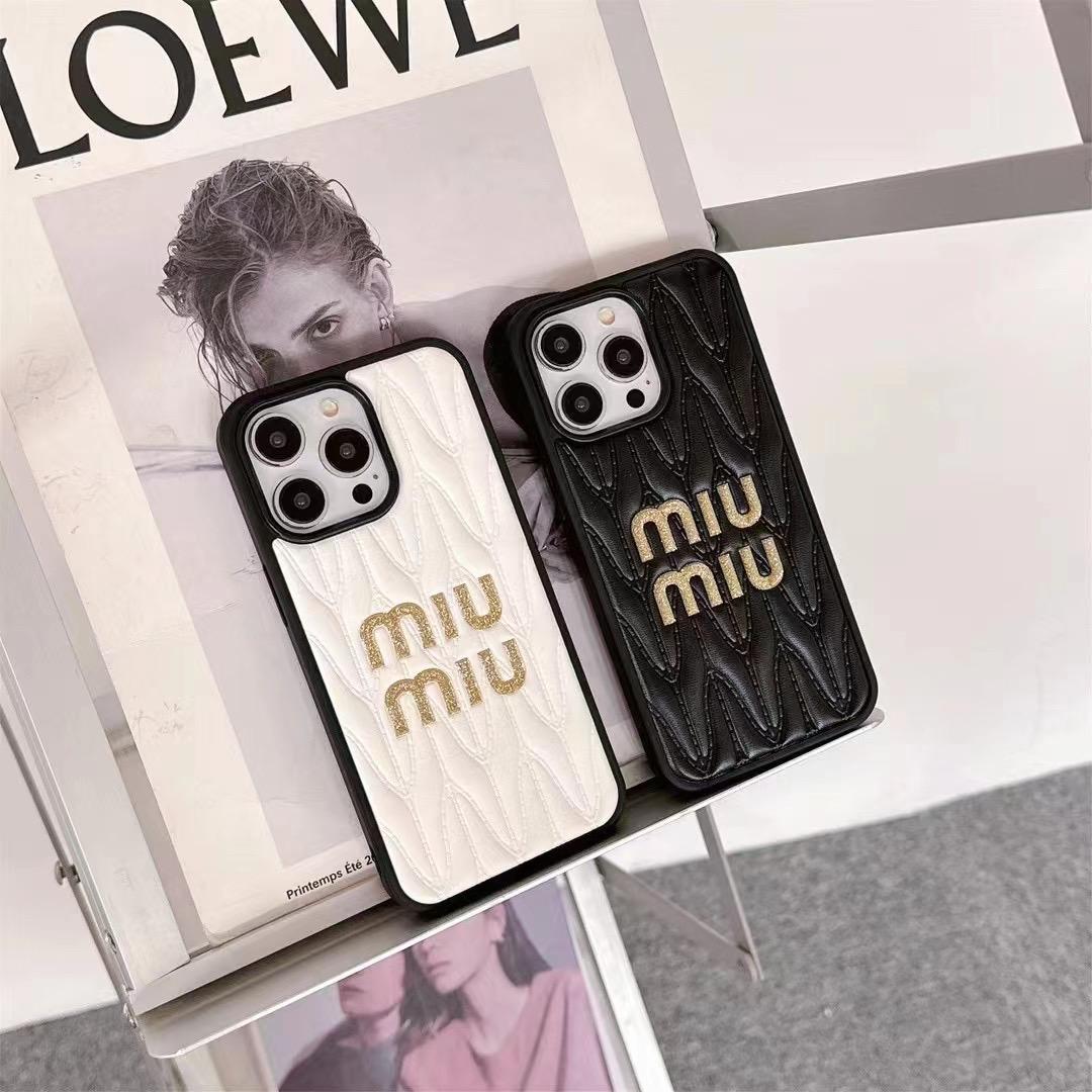 Miu Miu iPhone Cover for 13 14 1 5 16 17 18 Pro Max Series