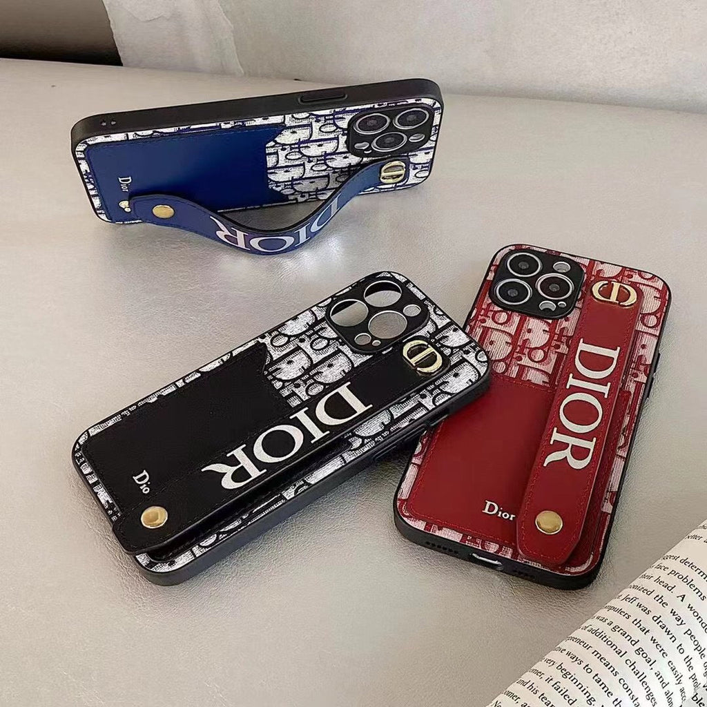 Dior Phone Case Wristband iPhone 11 12 13 14 15 16 17 18Pro Max