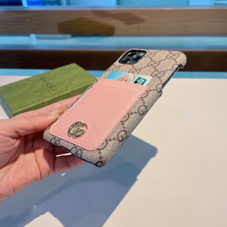 Gucci iPhone 18 Pro Max Case Pink Card Slot