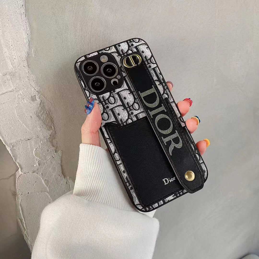 Dior Phone Case Wristband iPhone 11 12 13 14 15 16 17 18Pro Max