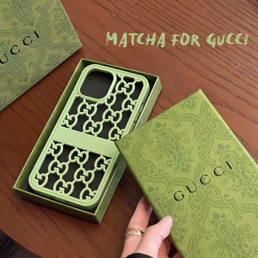 Gucci Case iPhone 18 17 16 15 14 13 12 11 Pro Max Case Hollow