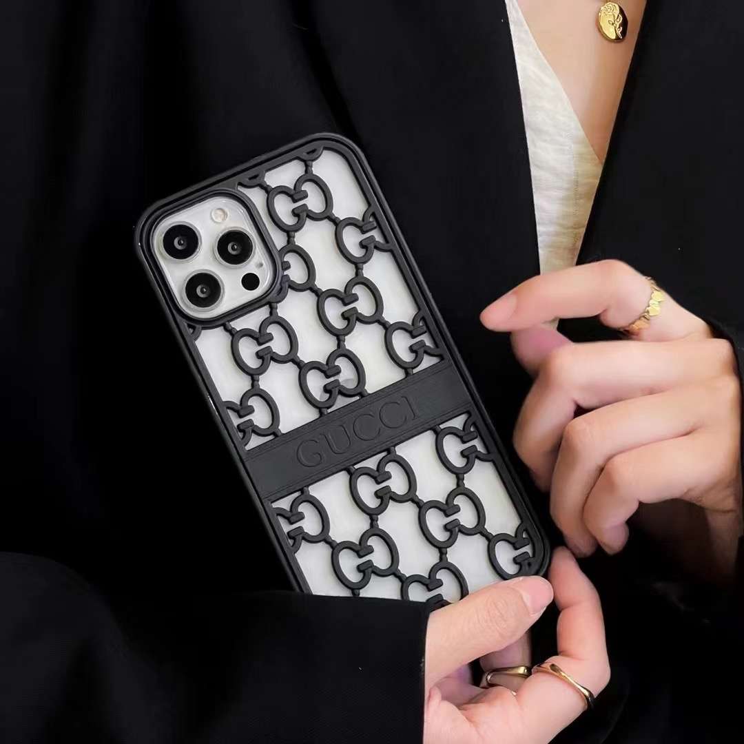 Gucci Case iPhone 18 17 16 15 14 13 12 11 Pro Max Case Hollow
