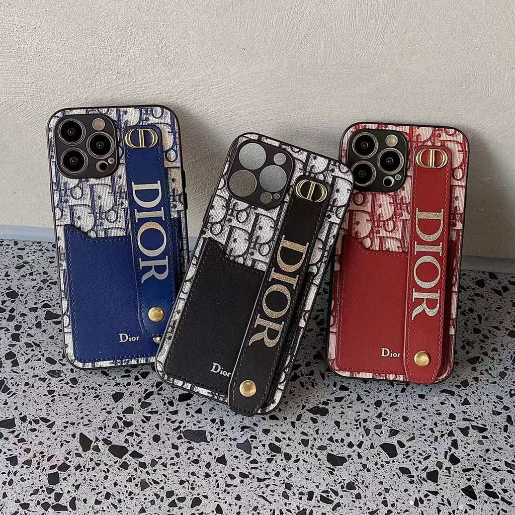 Dior Phone Case Wristband iPhone 11 12 13 14 15 16 17 18Pro Max