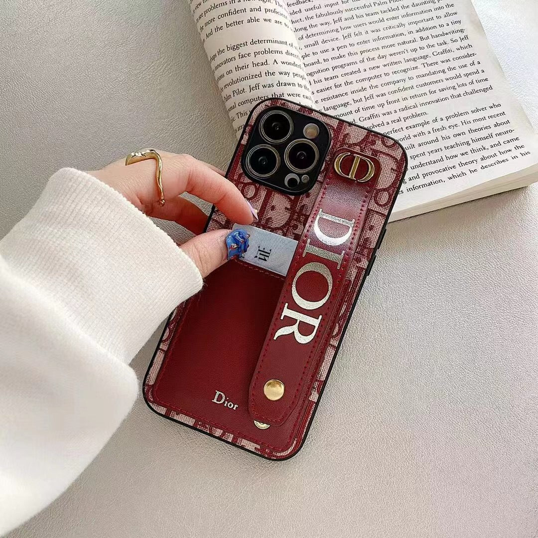 Dior Phone Case Wristband iPhone 11 12 13 14 15 16 17 18Pro Max