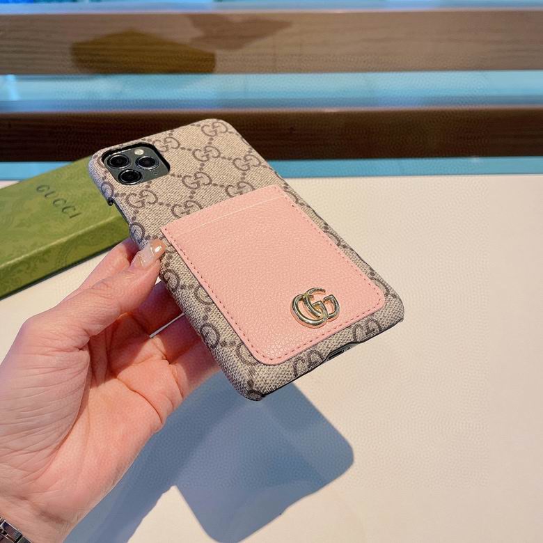 Gucci iPhone 18 Pro Max Case Pink Card Slot