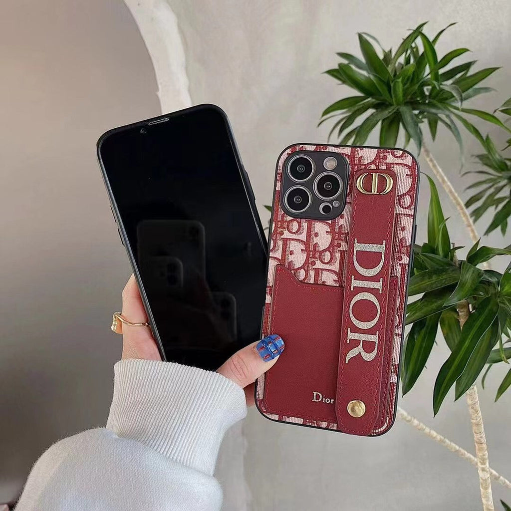 Dior Phone Case Wristband iPhone 11 12 13 14 15 16 17 18Pro Max