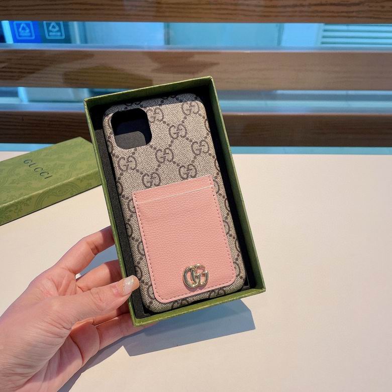 Gucci iPhone 18 Pro Max Case Pink Card Slot