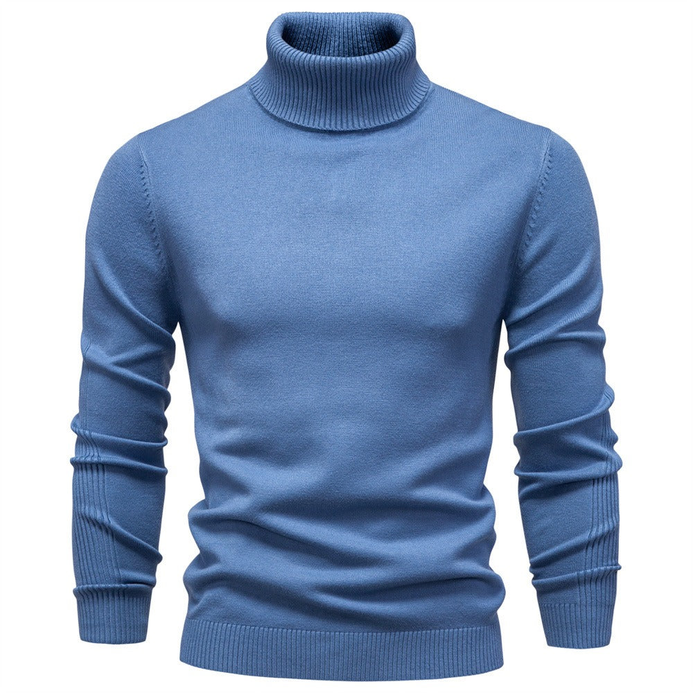 Men's Classic Turtleneck Knit Sweater