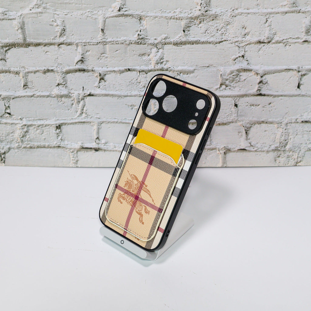 BB Card Holder iPhone Case for 14-18 / Pro / Pro Max / Plus / Air