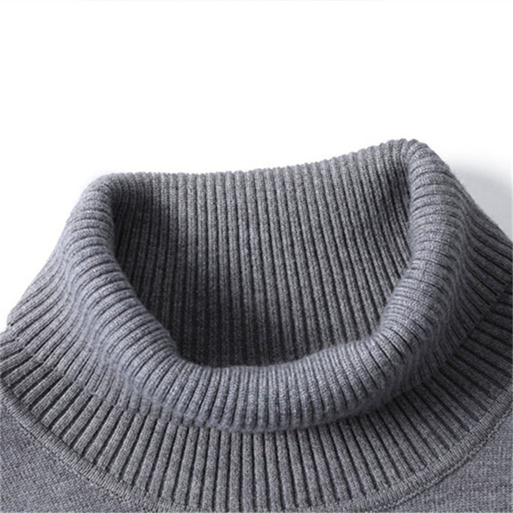 Men's Classic Turtleneck Knit Sweater