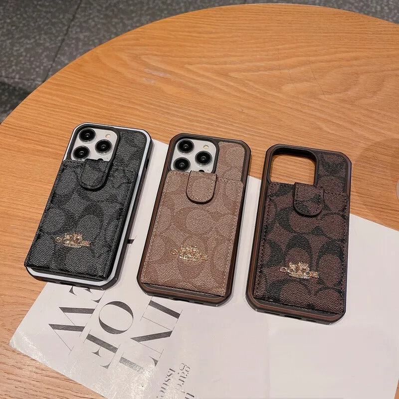 Classic Luxury iPhone Case With Wallet