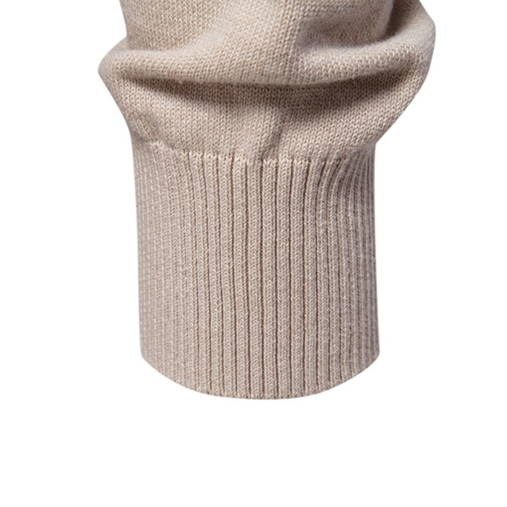 Men's Textured Crew Neck Knit Sweater