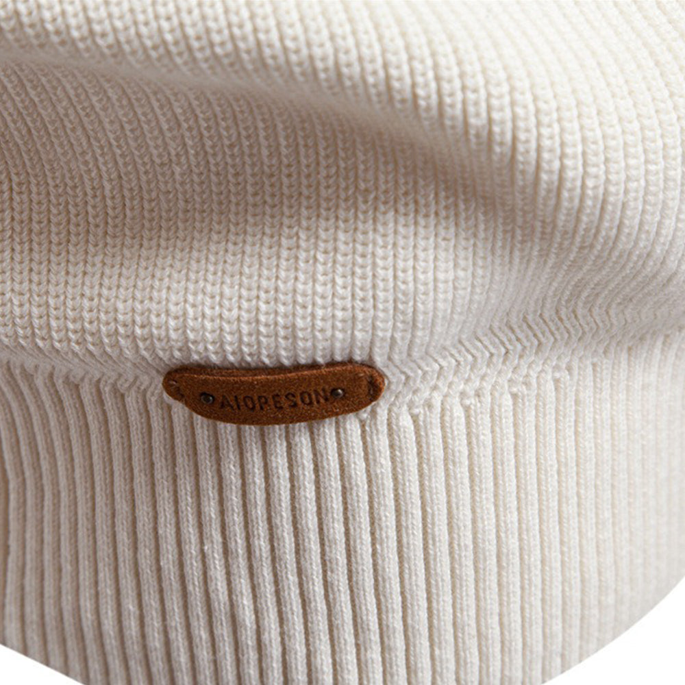 Men's Quarter-Zip Mock Neck Knit Sweater