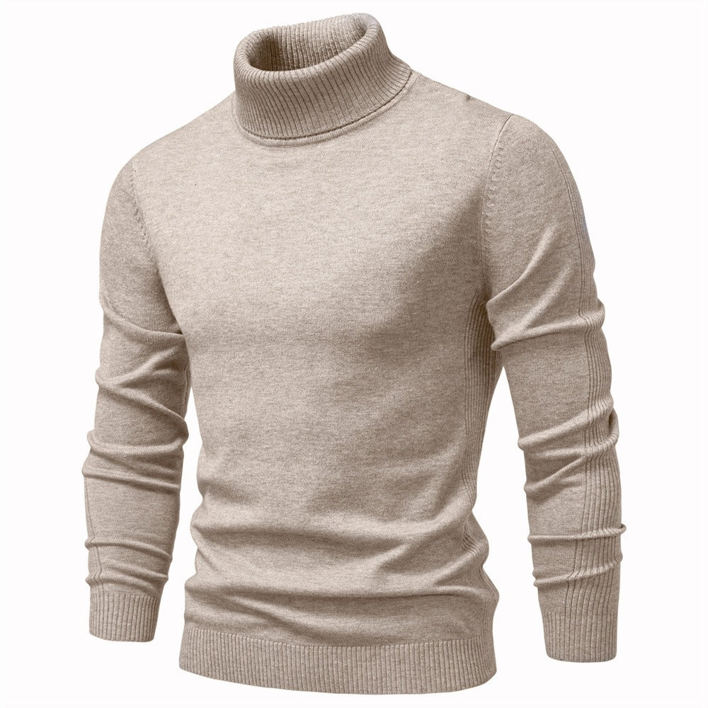 Men's Classic Turtleneck Knit Sweater