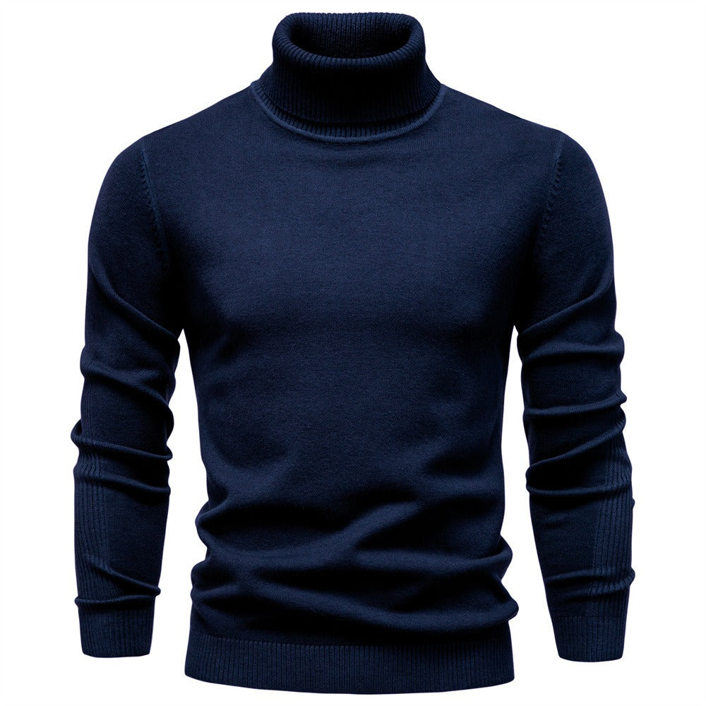 Men's Classic Turtleneck Knit Sweater