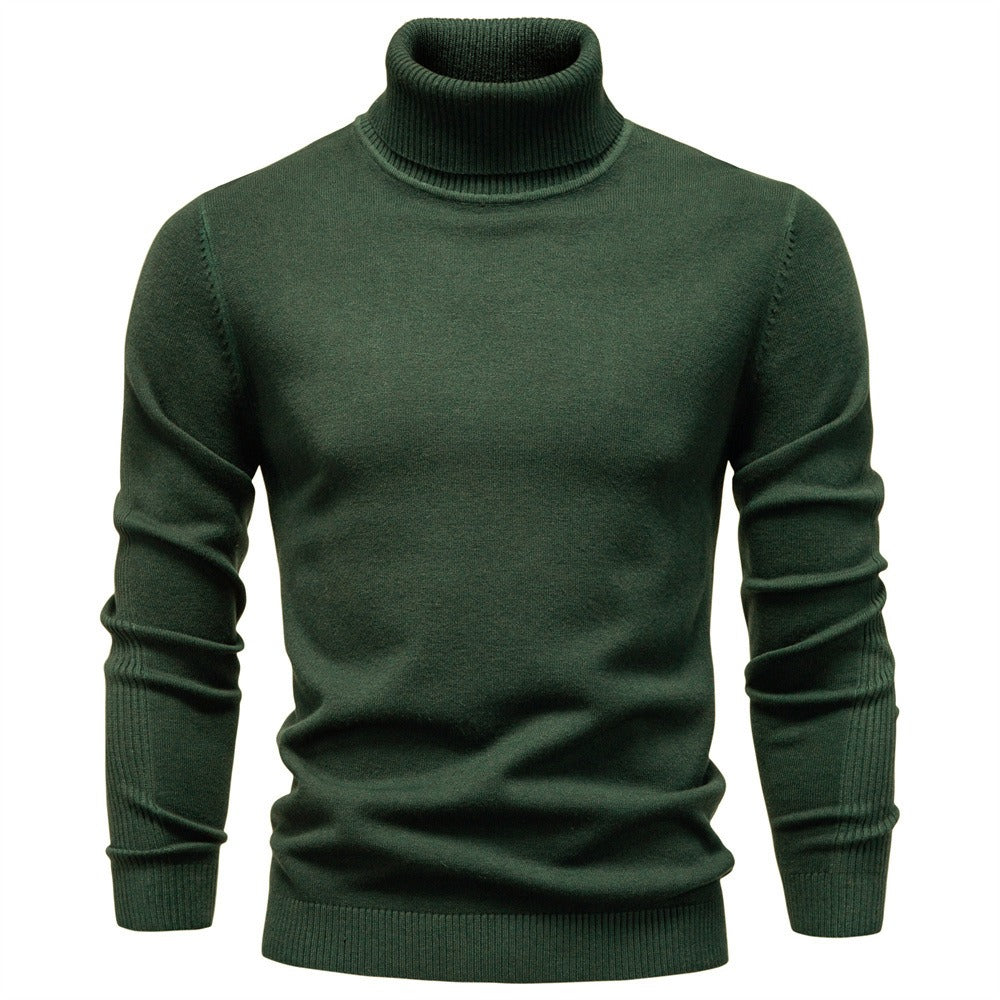 Men's Classic Turtleneck Knit Sweater