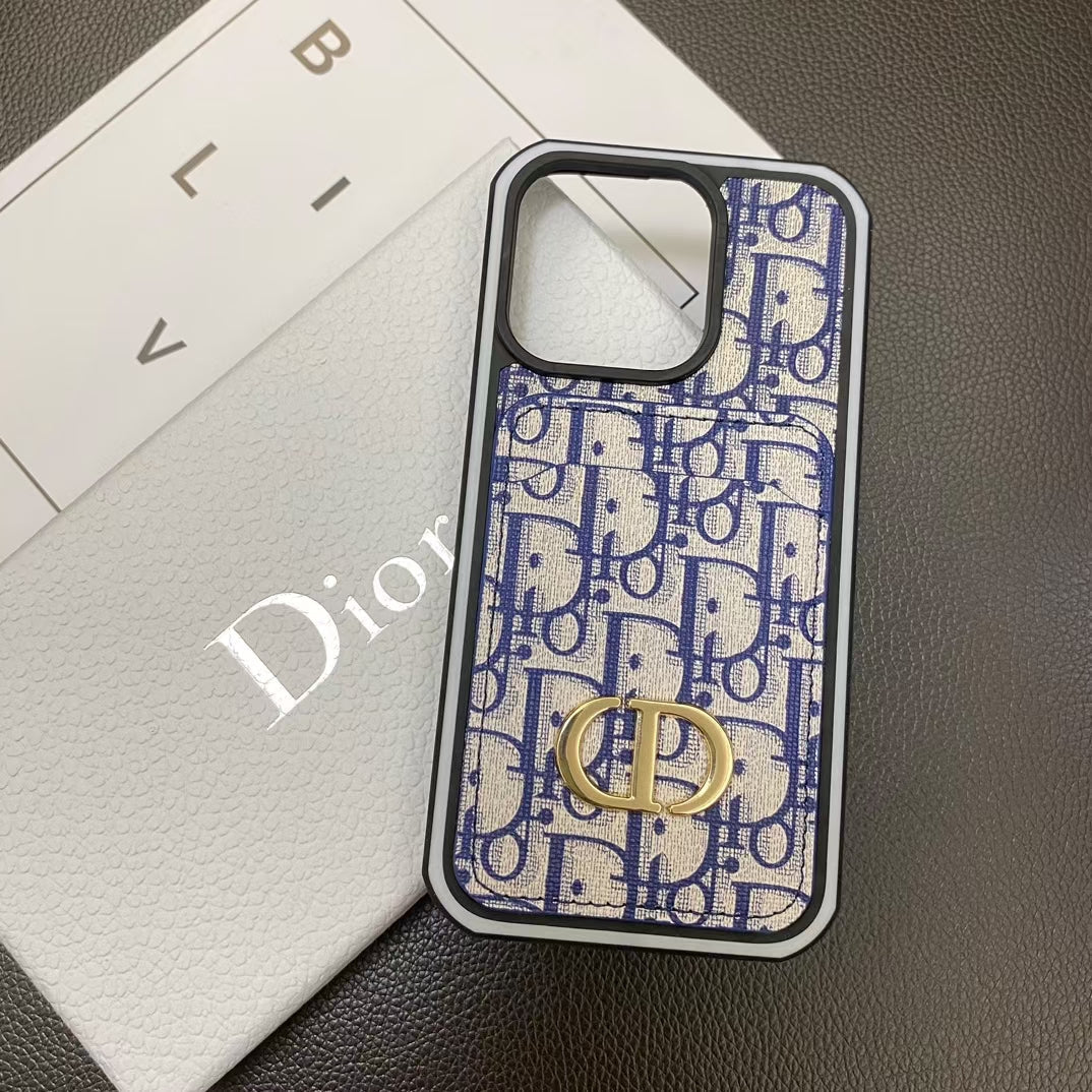 Classic Dior iPhone Case for 16 Pro Max Pus 18 17 16 15 14 13 12 11