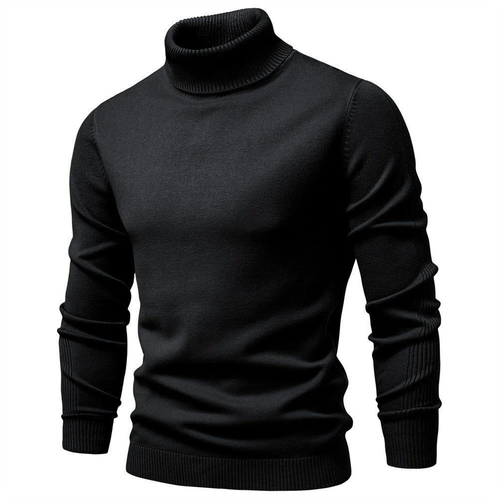 Men's Classic Turtleneck Knit Sweater