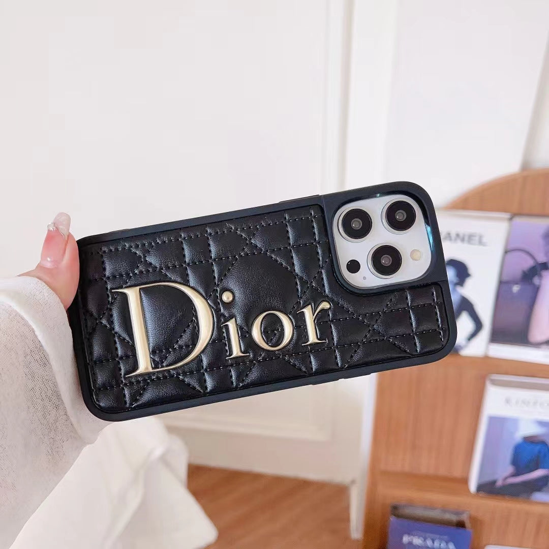 Dior iPhone Case 18 17 16 Pro Max Plus 15 14 13 12