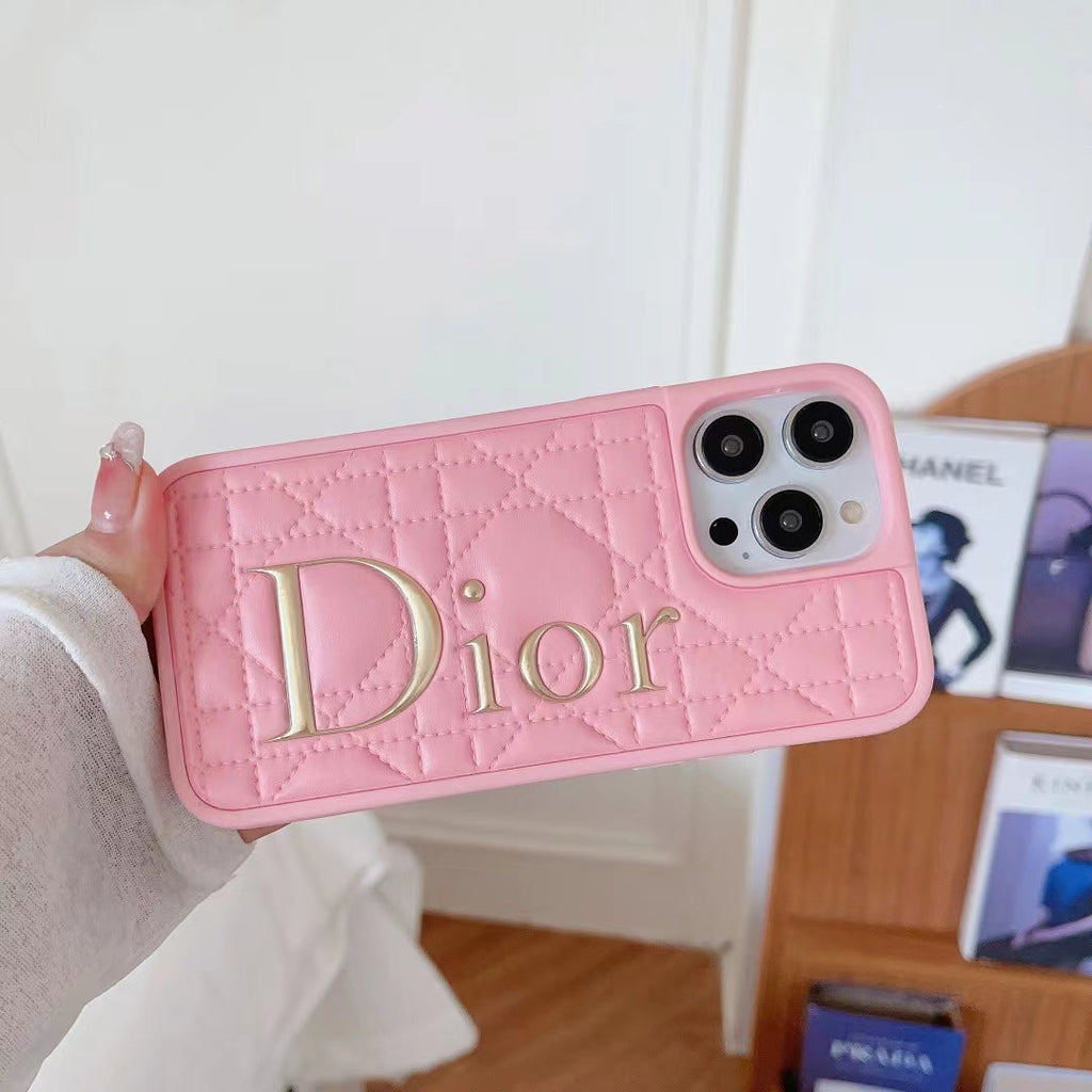 Dior iPhone Case 18 17 16 Pro Max Plus 15 14 13 12