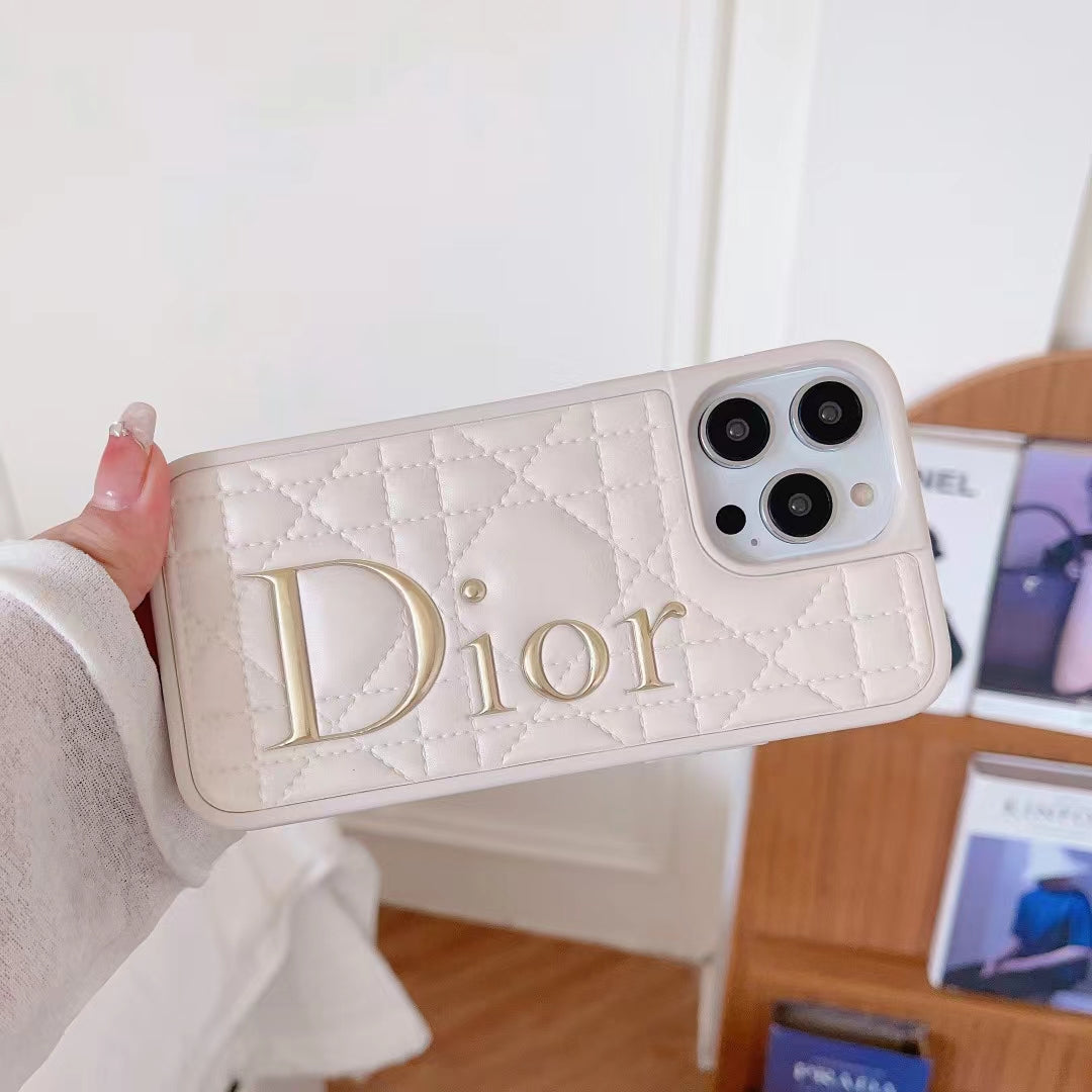 Dior iPhone Case 18 17 16 Pro Max Plus 15 14 13 12