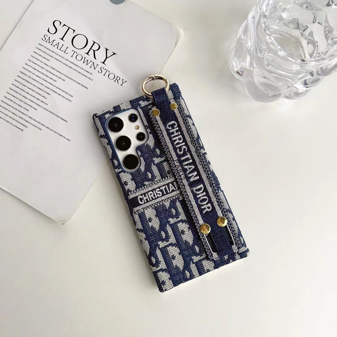 Dior Phone Case Samsung Galaxy Hand Strap 22 23 24 25 26