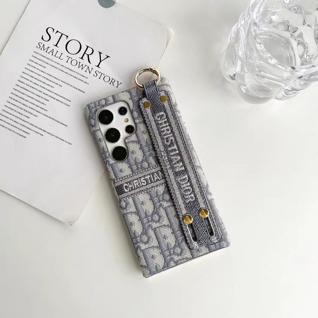 Dior Phone Case Samsung Galaxy Hand Strap 22 23 24 25 26