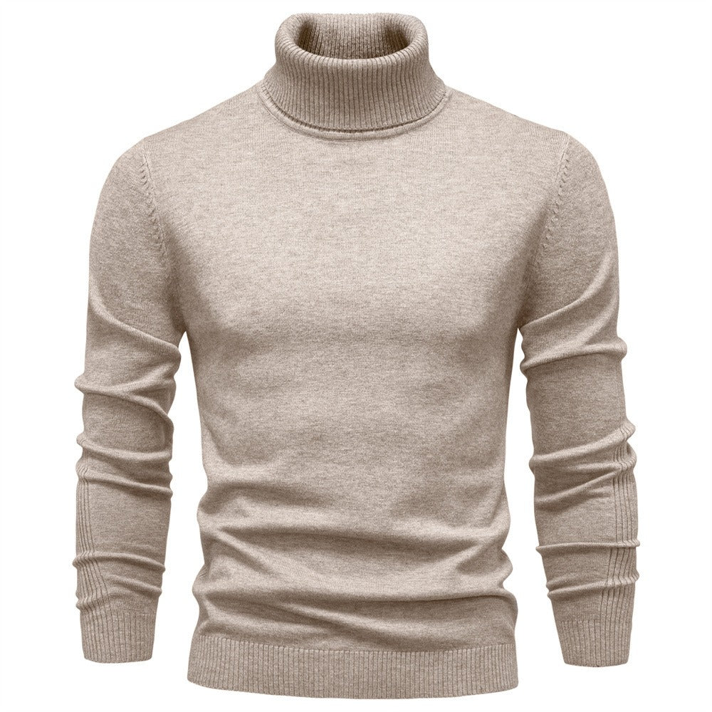 Men's Classic Turtleneck Knit Sweater
