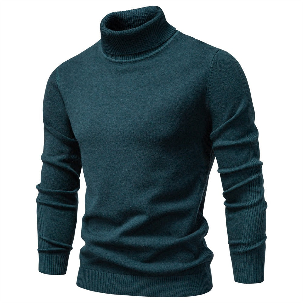 Men's Classic Turtleneck Knit Sweater