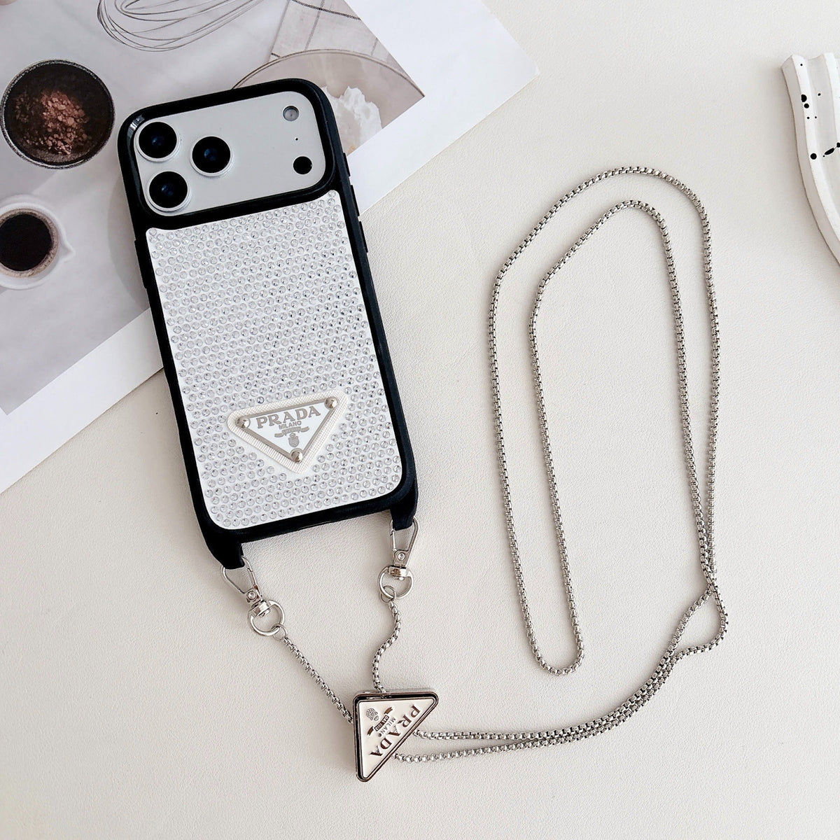 3 Color Phone Case on Chain iPhone