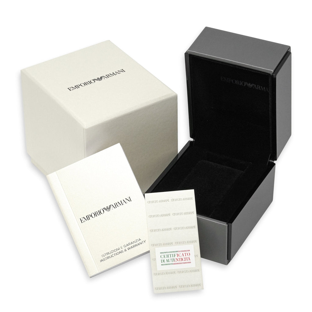 Emporio Armani Men's Watch Classic Black Bracelet