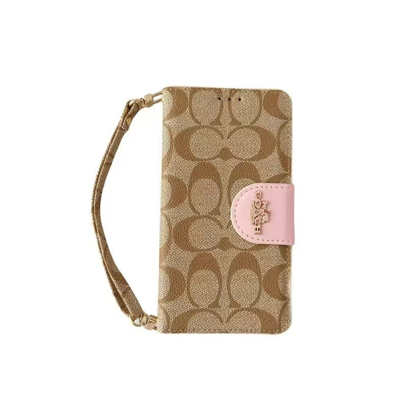 Designer Coach Phone Case Wallet Style for iPhone 12 13 14 15 16 17 18