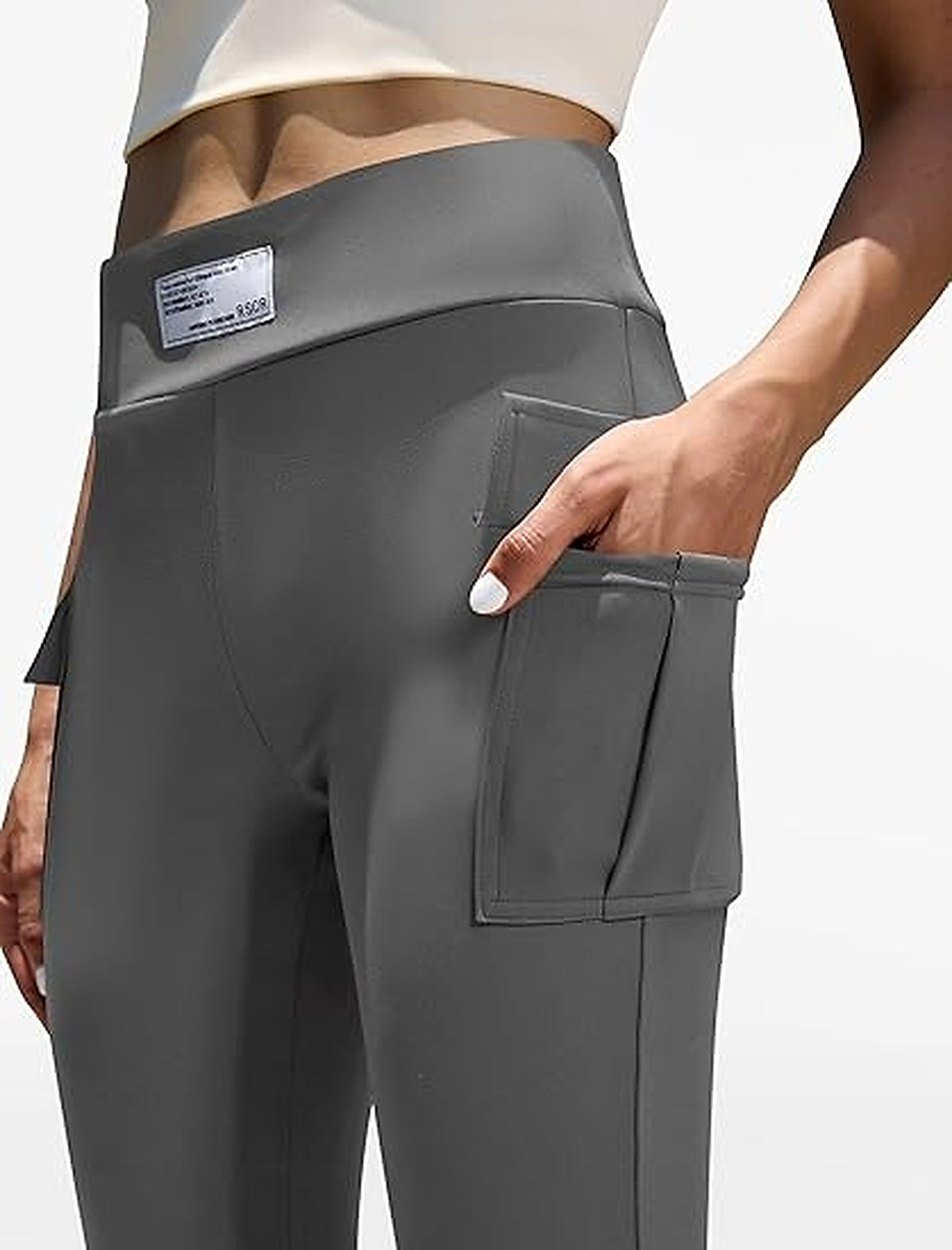 Women’s High-Waisted Bootcut Yoga Pants with Pockets