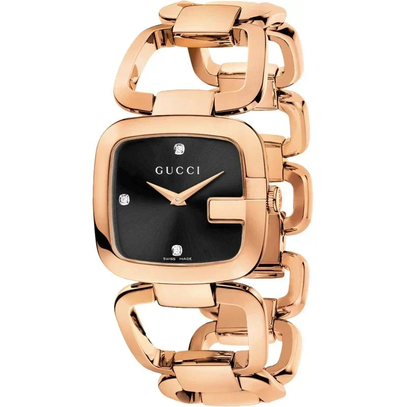 Gcci Ladies G-Gucci Rose Gold Watch